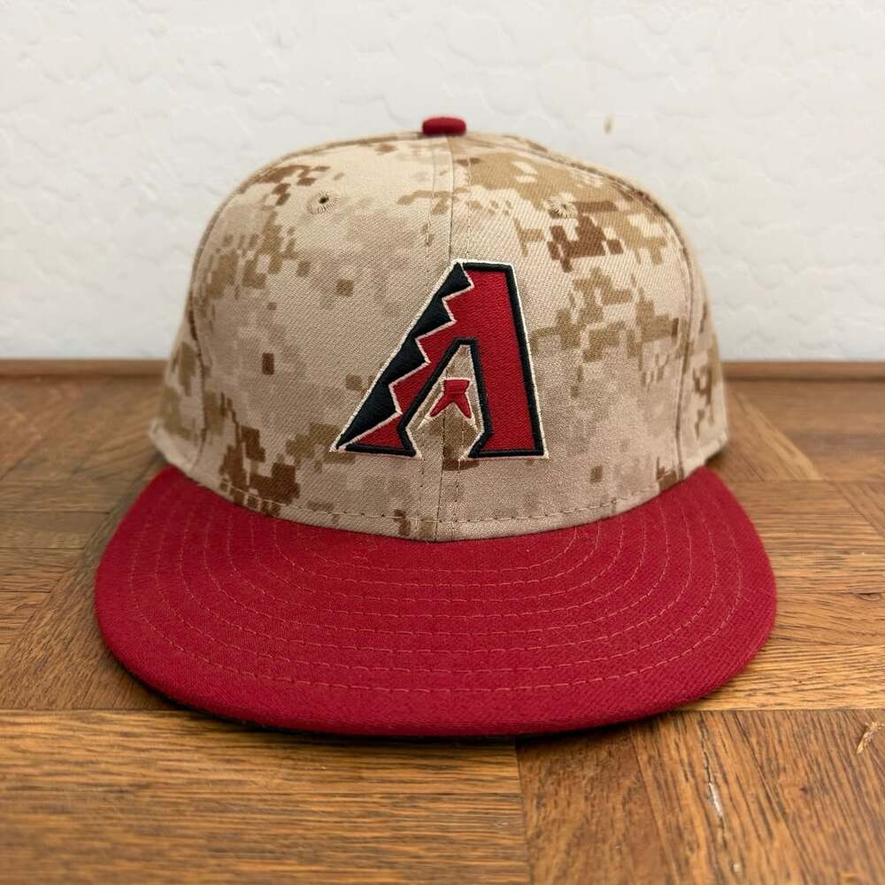 New Era Arizona Diamondbacks Digital Camo 59FIFTY Fitted Hat 7 1/4 NWOT